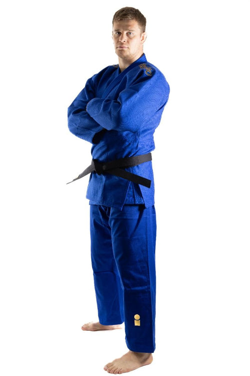 Essimo IJF Gold Slim Fit judopuku (sininen)