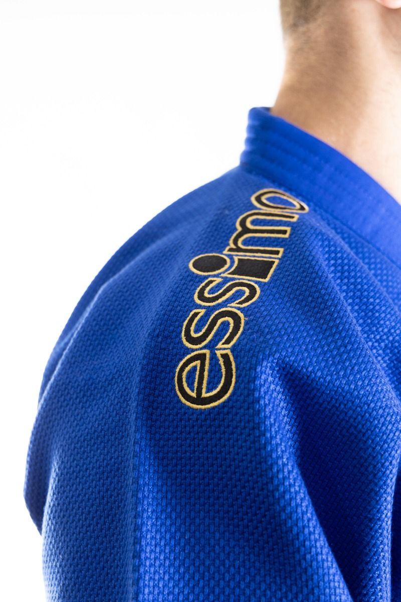 Essimo IJF Gold Slim Fit judopuku (sininen)