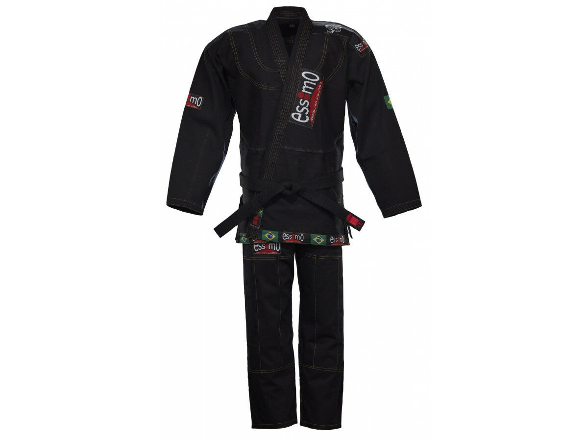 Essimo BJJ-puku musta